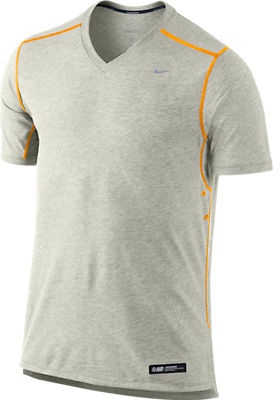 Tailwind SS V-Neck Oatmeal Heather/Reflective Silver Heren