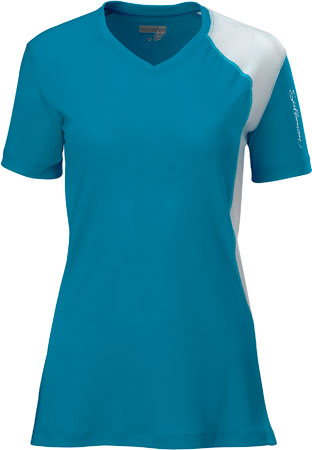 Trail III Tee Women Bay Blue White