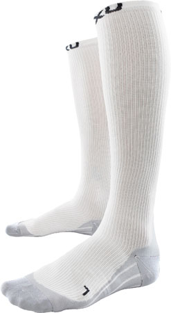 Compression Sock For Race White Unisex