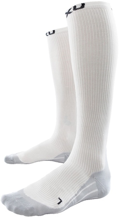 Compression Sock For Race White Heren