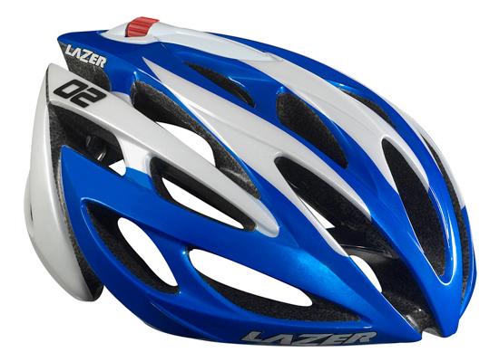 O2 RD Wit Blauw Race Helm