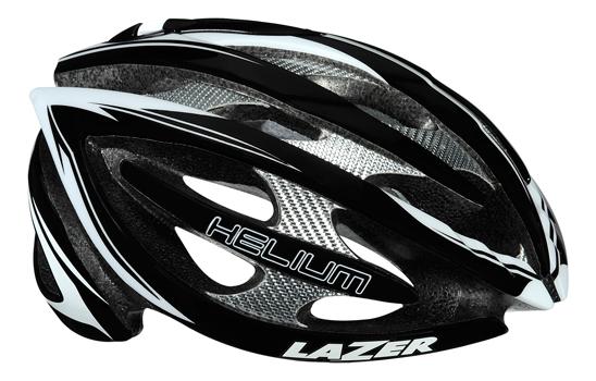 Helium Zwart Wit Race Helm