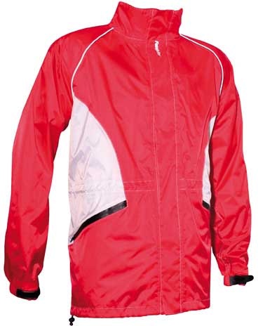 Fastrider : Regenjack Air Rood/Wit 