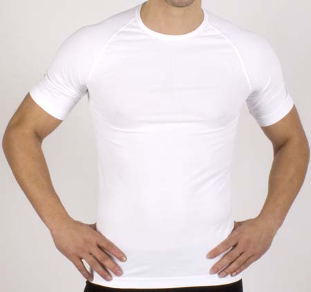 Shirt Korte Mouwen Silver Lite Wit Heren