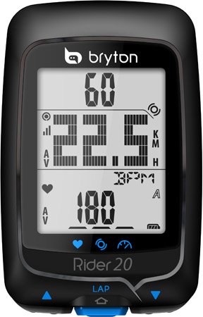 Rider 20T GPS Met Hartslag en Cadans