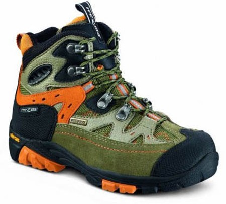 Idaho NV Green Orange Wandelschoen Kids