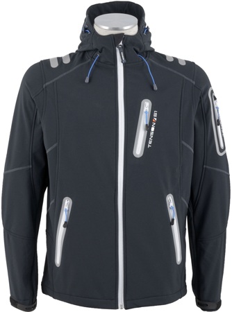 Njal Softshell Jack Zwart Heren