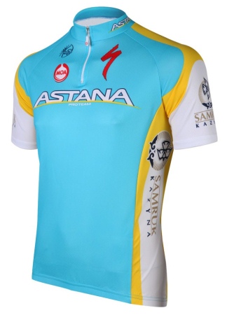 picture Fietsshirt Korte Mouwen Astana Pro Team 2012