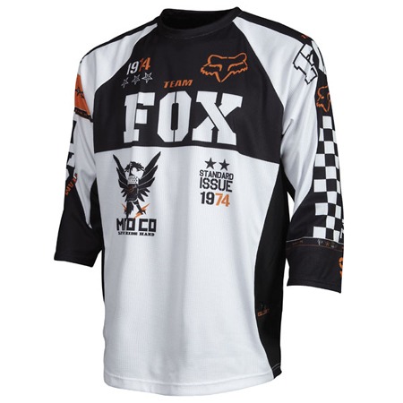 picture Covert 3/4 Sleeve White/Orange