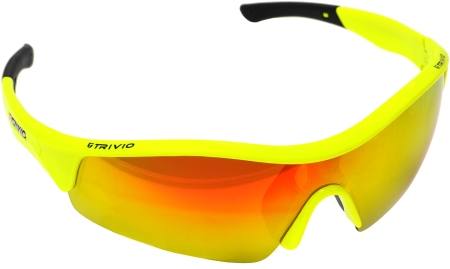 picture Sportbril Vento Fluor Yellow Met 2 Extra Lenzen