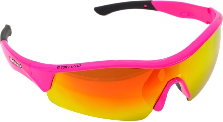 picture Sportbril Vento Fluor Pink Met 2 Extra Lenzen