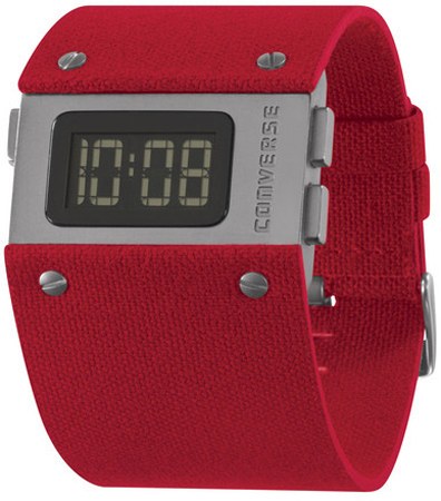 Ace Digital Canvas Red Horloge Unisex
