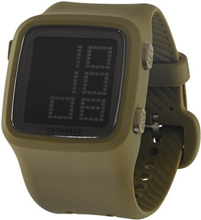 Scoreboard Digital Silicon Drab Green Horloge Unisex