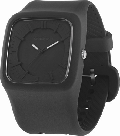 Clocked Silicon Black Horloge Heren
