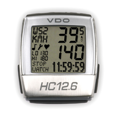picture HC 12.6 Fietscomputer + Hartslagmeter