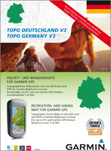 Topo Duitsland V3 DVD incl. microSD SD kaart