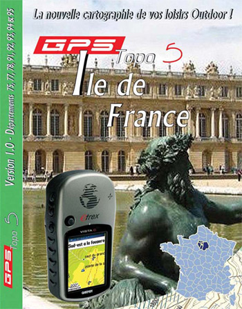 Garmin Topo 5 IGN Parijs en omgeving