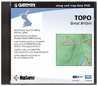 Topo Groot-Brittannië MapSource - Garmin