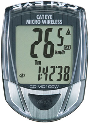 picture Micro Wireless MC100W Zwart Fietscomputer