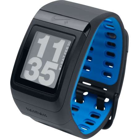 Nike Plus Sportwatch GPS Zwart/Blauw
