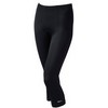 Fietsbroek Capri Indoor Cycling met Zeem Zwart Dames