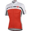 Castelli : Velocissimo Equipe Jersey FZ Red/White Heren