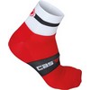 Castelli : Velocissimo 6 Equipe Sock Red/White