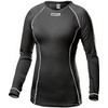 Be Active Ondershirt Lange Mouwen Roundneck Zwart Dames