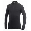 Craft : Pullover Lange Mouwen Met Rits En Bodymapping Heren Zwart