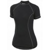 Be Active Ondershirt Korte Mouwen Dames Zwart
