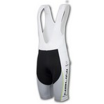 Hazard Baseline Fietsbroek met Bretels Heren Wit/Grijs