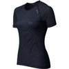 Ondershirt S/S Crew Neck Cubic Ebony Grey/Black Dames