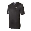 Odlo : Shirt Korte Mouwen Crew Neck Windproof Zwart/Grijs Heren