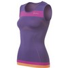 Odlo : Singlet Crew Neck Evolution Light Trend Purple/Pink/Fluor Orange Dames