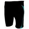 Hardloopbroek Short Active Black/Peacock Blue Dames