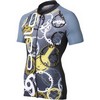 Odlo : Stand-Up Collar SS Full Zip Sign Gears Blue Shadow/Ombre Blue Heren