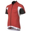 Odlo : Stand-Up Collar SS Full Zip Power Fiery Red/White Heren