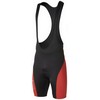 Odlo : Bibshort Met Bretels Balance Black/Fiery Red Heren