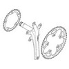 Shimano : Kettingblad Ultegra FC-6650 Compact Zilver