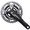 Deore Crankset Triple 9 speed Black