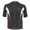 Ultima : Indoor Shirt Korte Mouwen Lange Rits Zwart/Rood