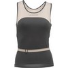 Ultima : Indoor Y-top Zwart/Grijs Dames