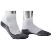 RU 4 Short Heren Running Sok WitGrijs
