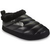 NSE Tent Mule Fur II Sloffen Shiny Black/Black Dames