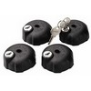 Draaiknop met slot 527, 4-pack