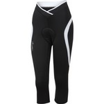 Vision Driekwart Fietsbroek Dames Wit/Zwart