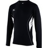 Mizuno : Team Running L/S Black/White/Grey