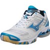 Mizuno : Wave Lightning 7 White/DivaBlue/DressBlue Unisex Indoor Schoen