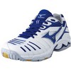 Mizuno  : Wave Storm White/SurfTheWeb Unisex Indoor Schoen 