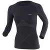 X-Bionic : Undershirt Lange Mouwen Extra Warm Grijs/Oranje Dames